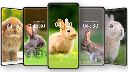 Cute Rabbit Wallpaper HD screenshot 1