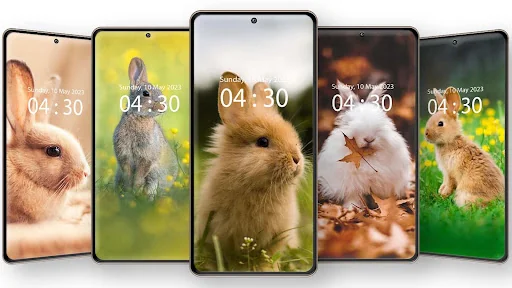 Cute Rabbit Wallpaper HD screenshot 2