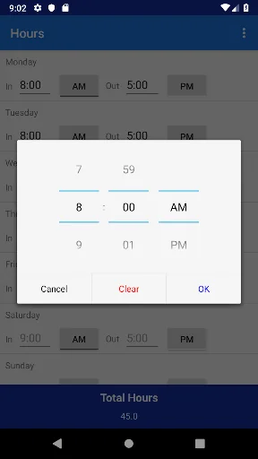 Hours - Hours Calculator screenshot 2