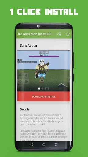 Ink Sans Mod for MCPE