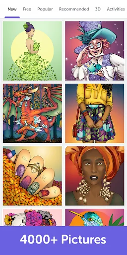 Recolor - Art Coloring Pages screenshot 4
