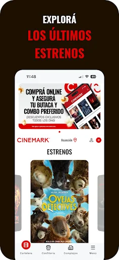 Cinemark Paraguay screenshot 4