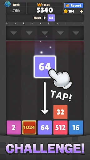 Drop The Number® : Merge Game screenshot 2