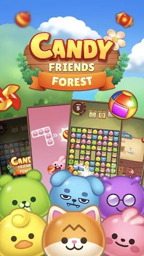 Candy Friends Forest : Match-3