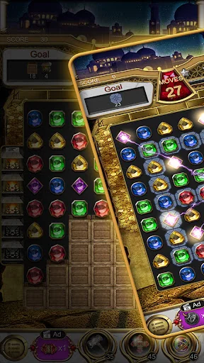 Jewels Magic Lamp : Match 3 screenshot 1