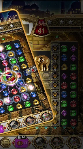 Jewels Magic Lamp : Match 3 screenshot 2