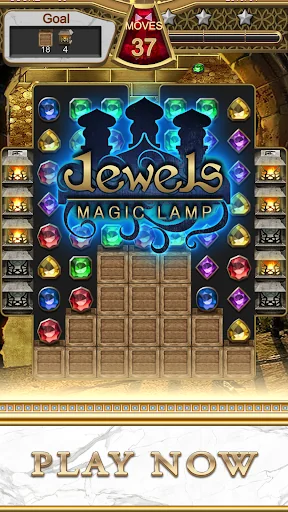 Jewels Magic Lamp : Match 3 screenshot 3
