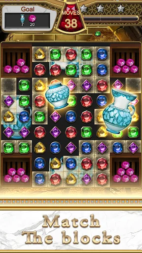 Jewels Magic Lamp : Match 3 screenshot 4