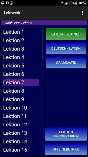 Latein Vokabeltrainer