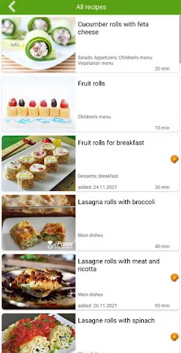 Sushi and roll recipes screenshot 3