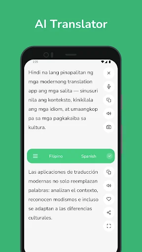 Filipino - Spanish Translator screenshot 1