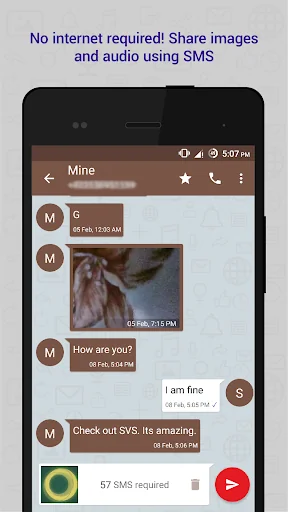 Share Via SMS (SVS) screenshot 2