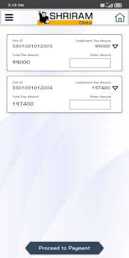 Shriram Chits AP/TS E-Payment screenshot 2