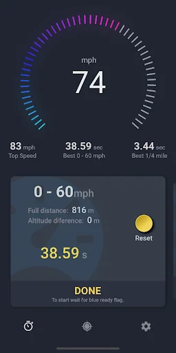 Race Stats: Speedometer and G  screenshot 3