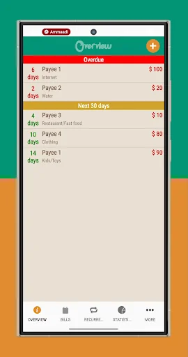 Bills Monitor lite