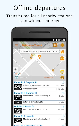 Baltimore Transit Live/Offline