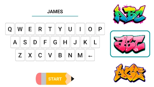 Draw Graffiti - Name Creator