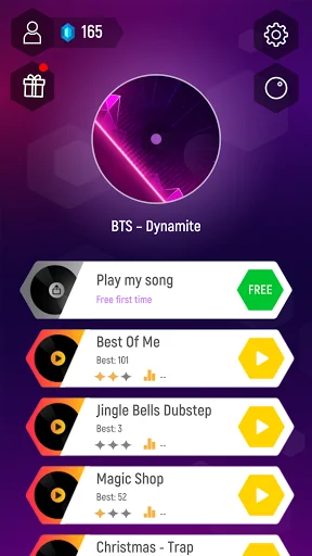 KPOP Music Hop: BTS Dancing Ti screenshot 2