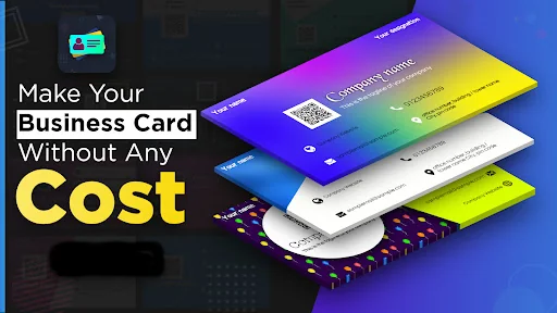Digital Business card maker screenshot 1