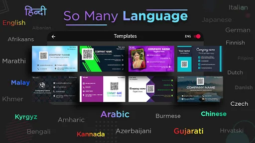 Digital Business card maker screenshot 4