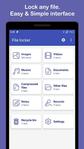 File locker - Lock my files