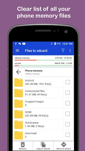 Copy / Move to sdcard