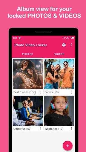 Video locker - Photo locker