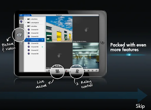 Alien DVR Tablet Client