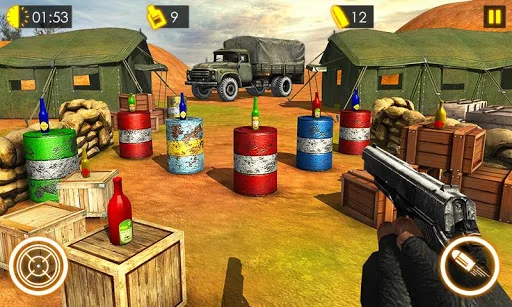 Gun Bottle Shooting Expert 3D screenshot 4