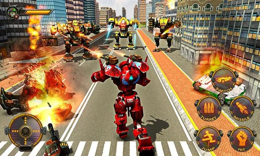 Robot Car War Transform Fight screenshot 3