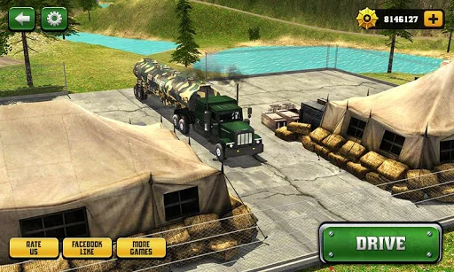 Uphill Offroad Army Oil Tanker