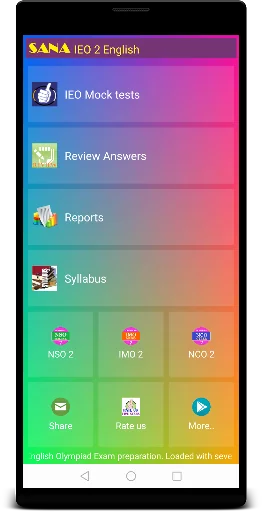 IEO 2 English Olympiad screenshot 1