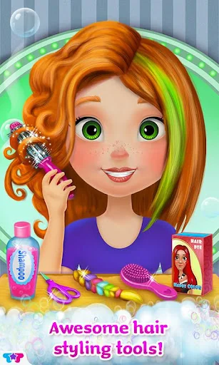 Crazy Hair Salon-Girl Makeover screenshot 3