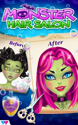 Monster Hair Salon screenshot 1