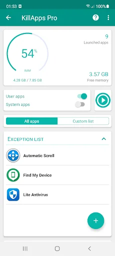 Killapps - Close Running Apps