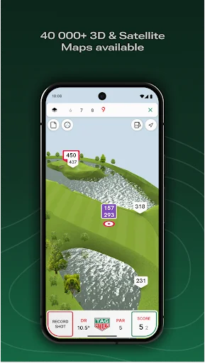 TAG Heuer Golf - GPS & 3D Maps screenshot 1
