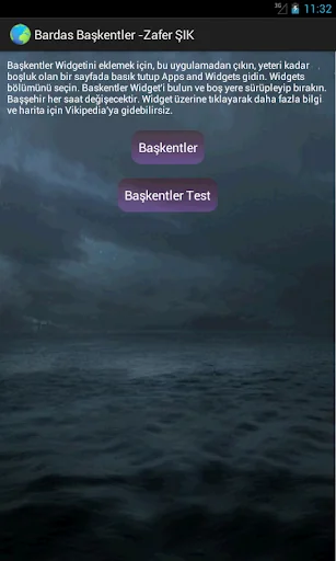 Başkentler Widget