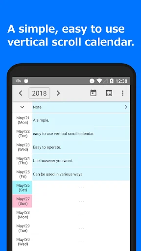 ScrollCalendar