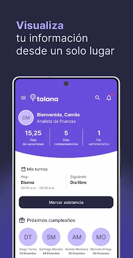 Talana Next screenshot 2