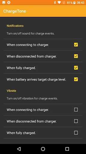 ChargeTone - Notifications