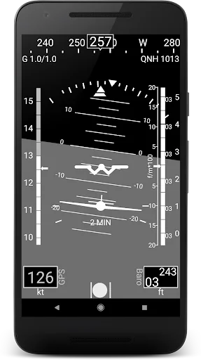 A-EFIS black & white screenshot 2