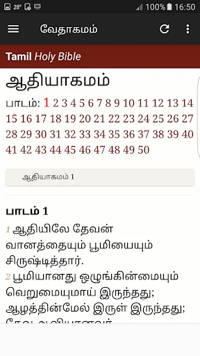 Tamil Bible Audio screenshot 1