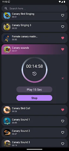 Canary Bird Sounds screenshot 2