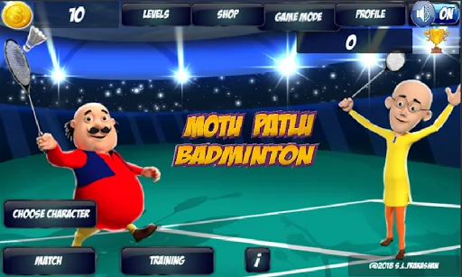 Motu Patlu Badminton