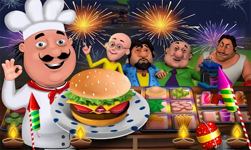 Motu Patlu Cooking
