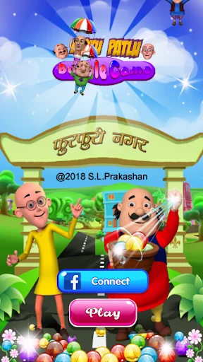 Motu Patlu Bubble Shoot Game