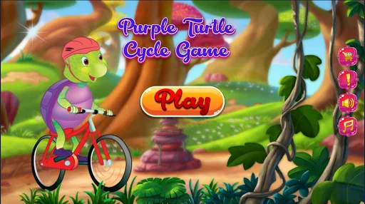 Purple Turtle Cycle Game