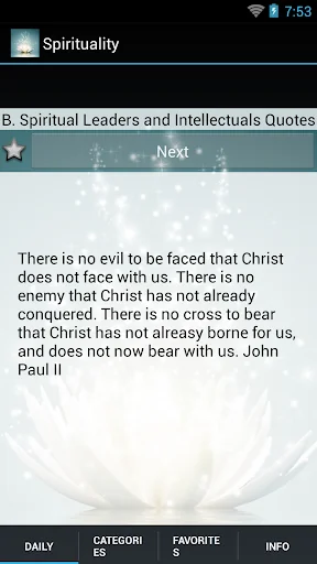 Daily Spiritual Quotes screenshot 1
