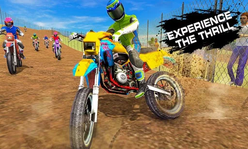Dirt Track Racing Moto Racer screenshot 2