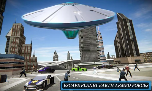 Alien Flying UFO Space Ship screenshot 1